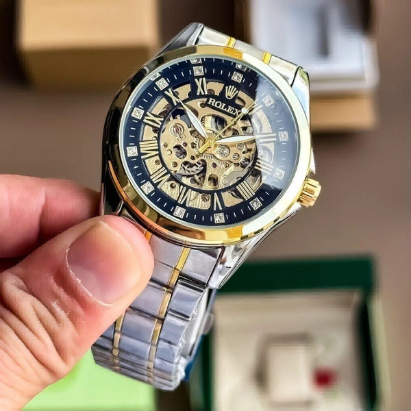 Rolex Fully automatic silver & golden