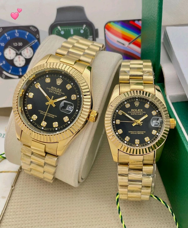 ROLEX couple watch stock available* 💝 - Silver