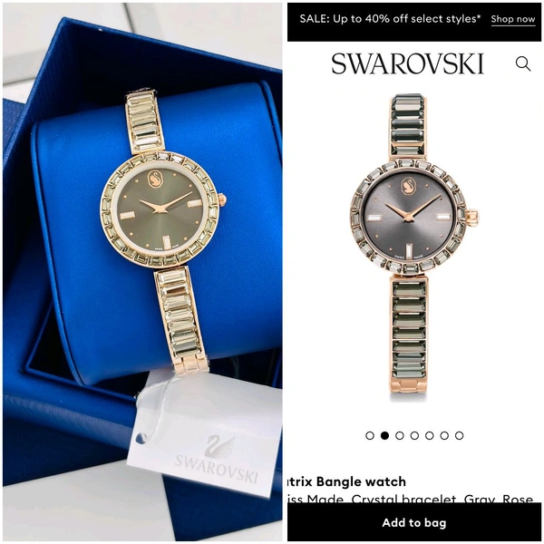SWAROVSKI Women's Watch  - White