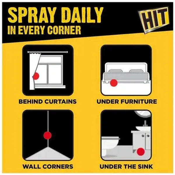 HIT Mosquito & Fly Killer Spray, 320 ml