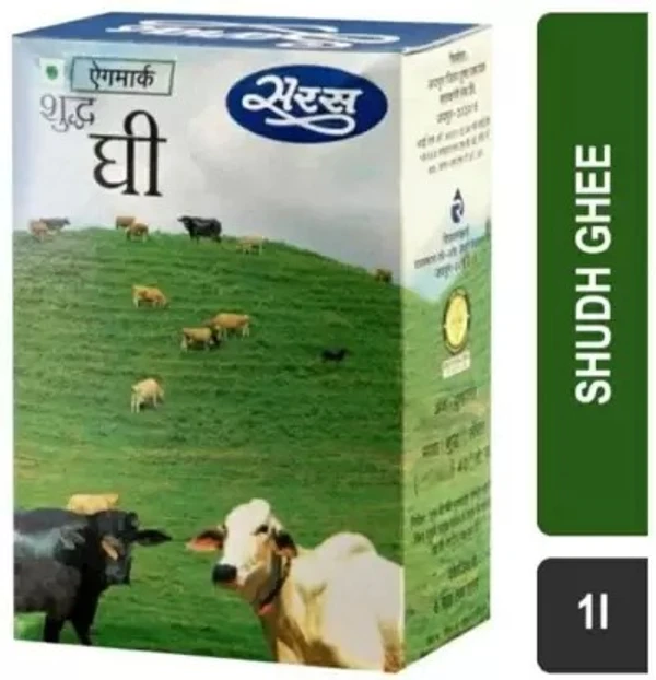 SARAS GHEE 1 L (Carton) 