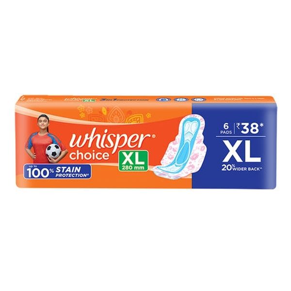 WHISPER CHOISE XL 6PADS 