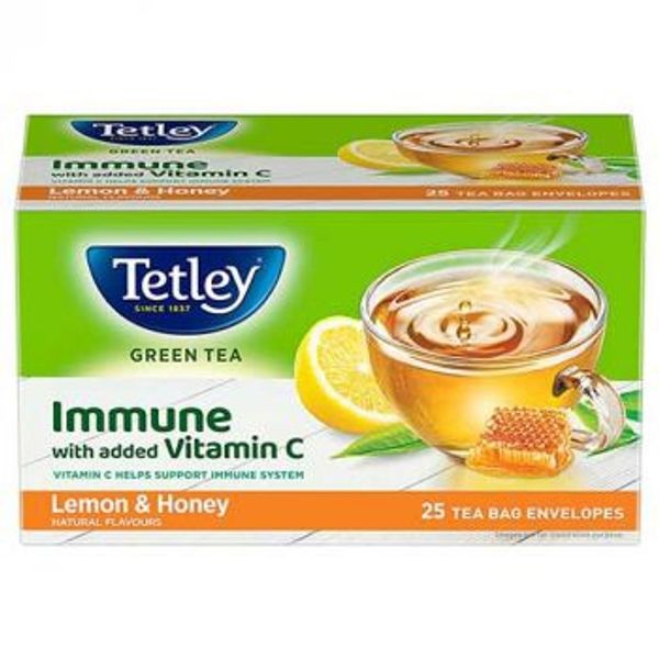 TETLEY GREEN TEA LEMON & HONEY 10BAG