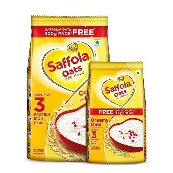 SAFFOLA OATS 1KG with 300g Free