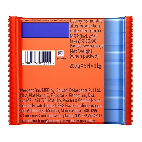 TIDE BLUE 4*1FREE 200*5N=1K