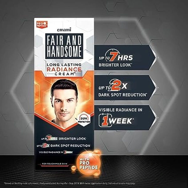 EMAMI FAIR AND HANDSOME LONG LASTING RADIANCE CREAM 
