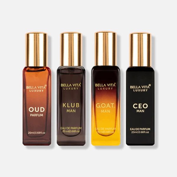 Bella Vita Luxury Perfume Gift Set For Man - 4 x 20mls 