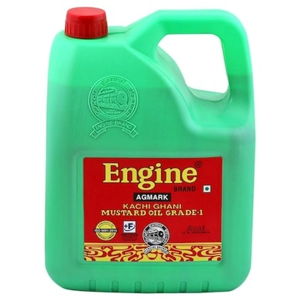 ENGINE BRAND KACHI GHANI MUSTARD OIL 5L