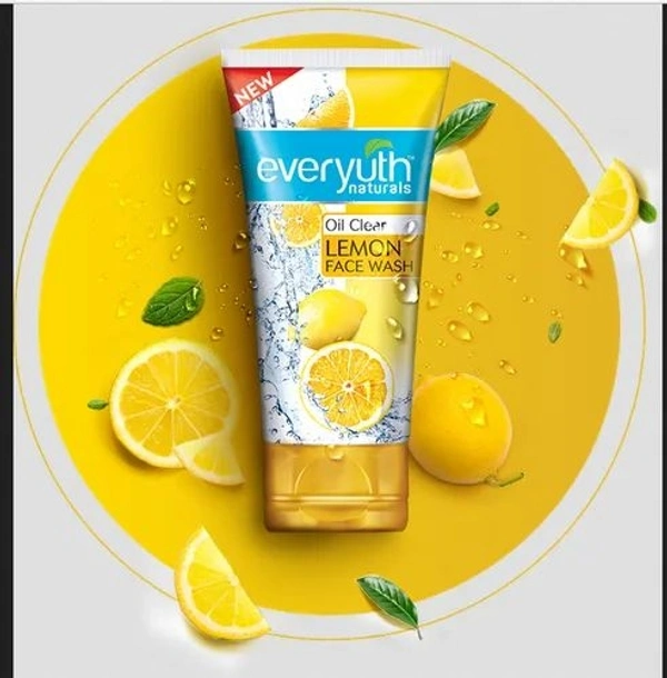 EVERYUTH NATURALS BRIGHTENING LEMON & CHERRY FACE WASH 50GM