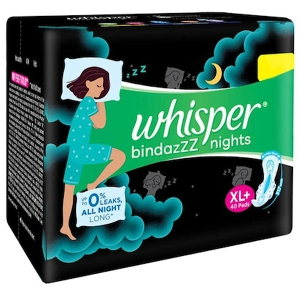 Whisper Bindazzz Nights XXXL 4Pads