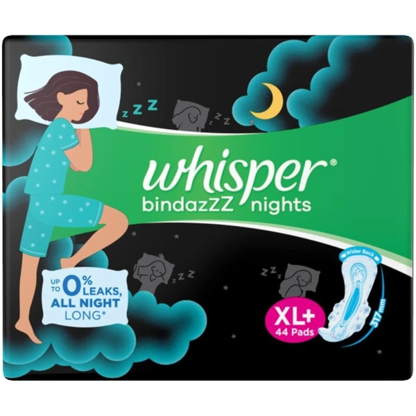 Whisper Bindazzz Nights XXXL 4Pads