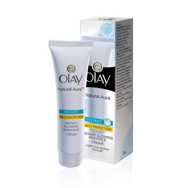 OLAY NATURAL AURA INSTANT GLOWING RADIANCE CREAM 20GM