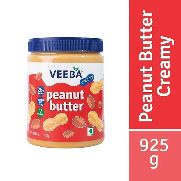 VEEBA CREAMY PEANUT BUTTER 925GM 