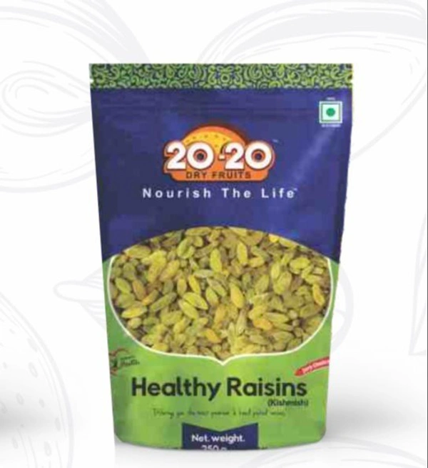 20 20 HEALTHY RAISINS (KISHMIS) 250GM