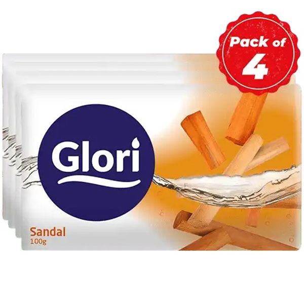 GLORI SANDAL SOAP BUY 3 GET 1 FREE 100GM