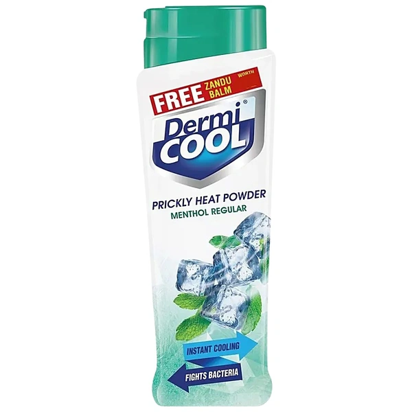 DERMI COOL PRICKLY HEAT POWDER MENTHOL REGULAR  150GM