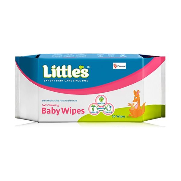 LITTLES SOFT CLEANSING BABY WIPES (80 WIPES)