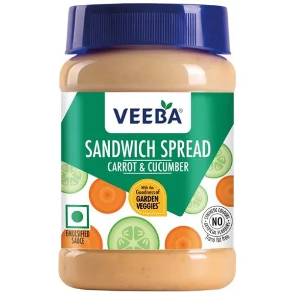 VEEBA CARROT & CUCUMBER SANDWICH  SPREAD 250GM