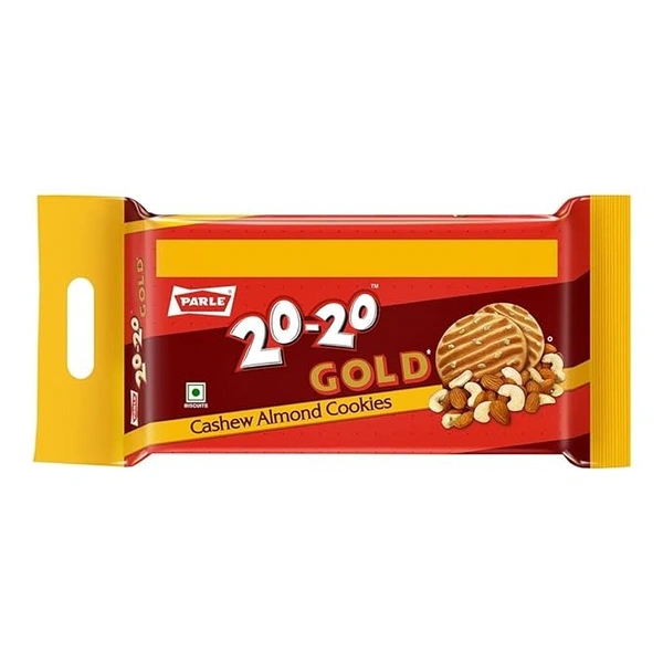 PARLE 20 20 GOLD CASHEW ALMOND COOKIES 604GM