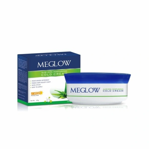 MRGLOW ALOE VERA MOISTURINING COLD CREAM  - 125GM