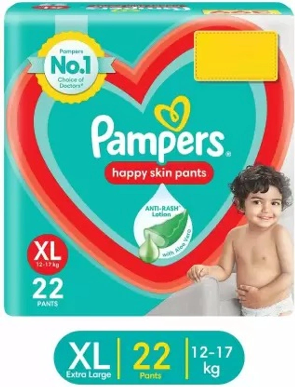 PAMPERS HAPPY SKIN PANTS  22 PANTS 