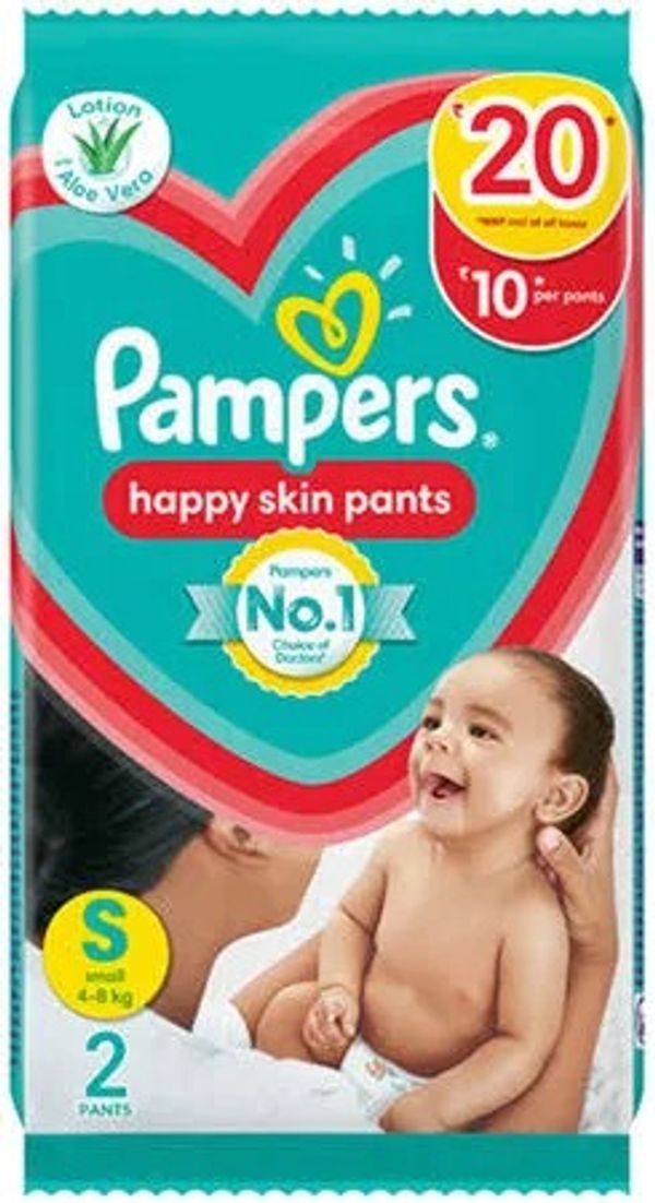 PAMPERS HAPPY SKIN PANTS NEW BABY UP TO 5KG