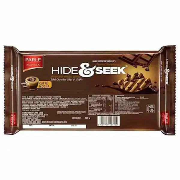 Parle Hide & Seek Caffe Mocha Coffee & Chocolate Chip Cookies 308 g