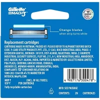 Gillette Mach3 Shaving Razor Cartridges 2 pcs