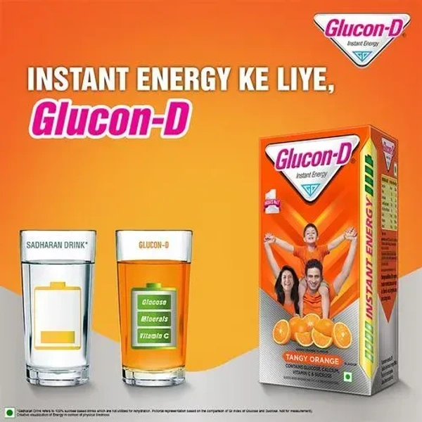 Glucon D - Orange, 450 g Refill