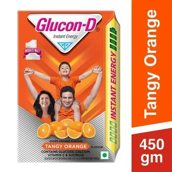 Glucon D - Orange, 450 g Refill