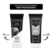 PONDS BRIGHT MIRACLE ACTIVATED CHARCOAL FACE WASH 