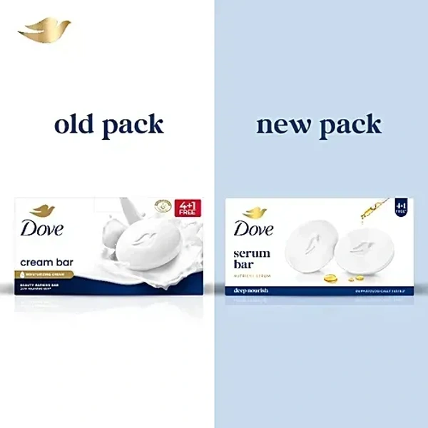 Dove Cream Beauty Bathing Bar 125 g (Buy 4 Get 1 Free)