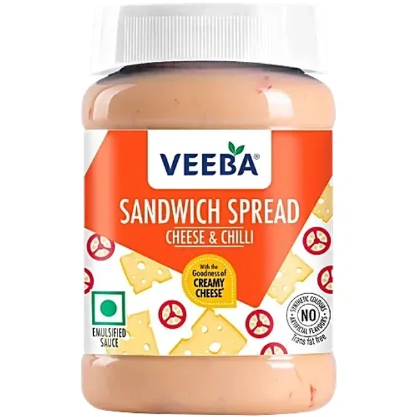 VEEBA CHEESE & CHILLI SANDWICH SPREAD 250GM