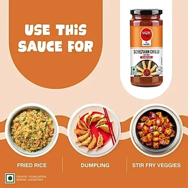 VEEBA SCHEZWAN CHILLI CHTNEY 250GM