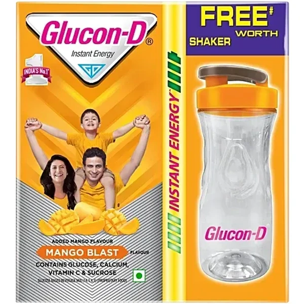 GLUCON D MANGO BLAST 450g (Get Free Shaker)