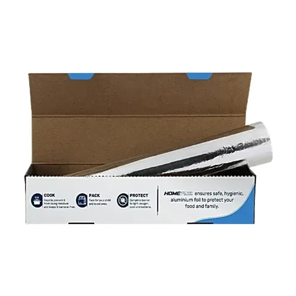 Homefoil Aluminium Foil Silver Embossed - 20m + 5m Free