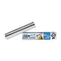 Homefoil Aluminium Foil Silver Embossed - 20m + 5m Free