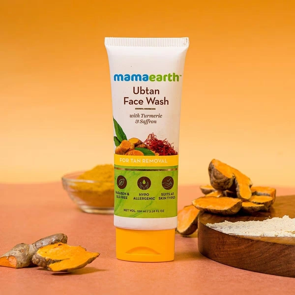 MAMAEARTH UBTAN FACE WASH 100ML