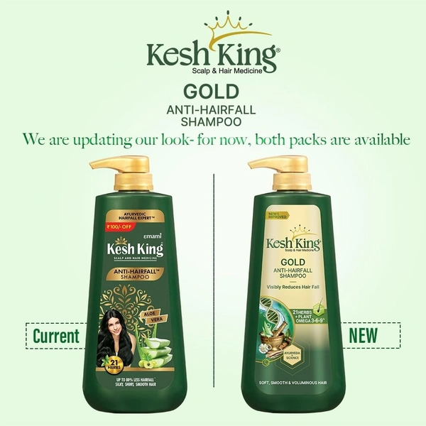 Kesh King Gold Anti Hairfall Shampoo 600ml