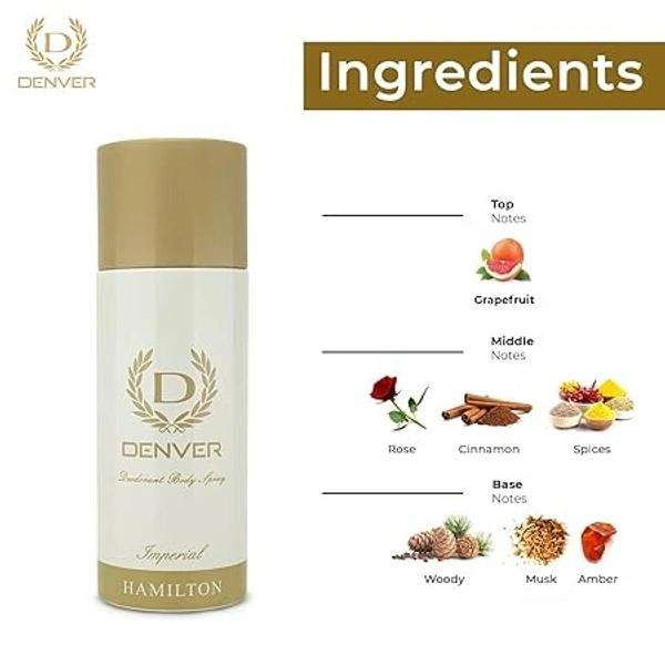 DENVER DEODORANT IMPERIAL HAMILTON 165ML
