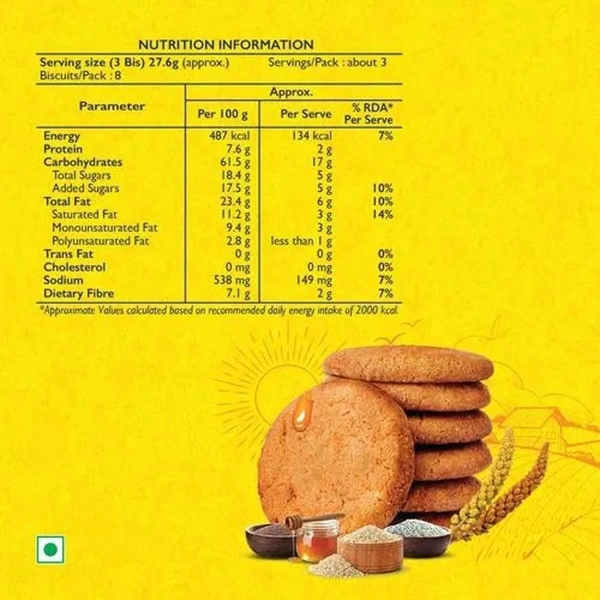 McVITIES MILLET HONEY COOKIES 