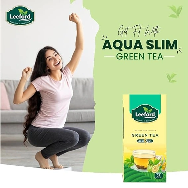LEEFORD GREEN TEA AQUA SLIM 25 TEA BAGS