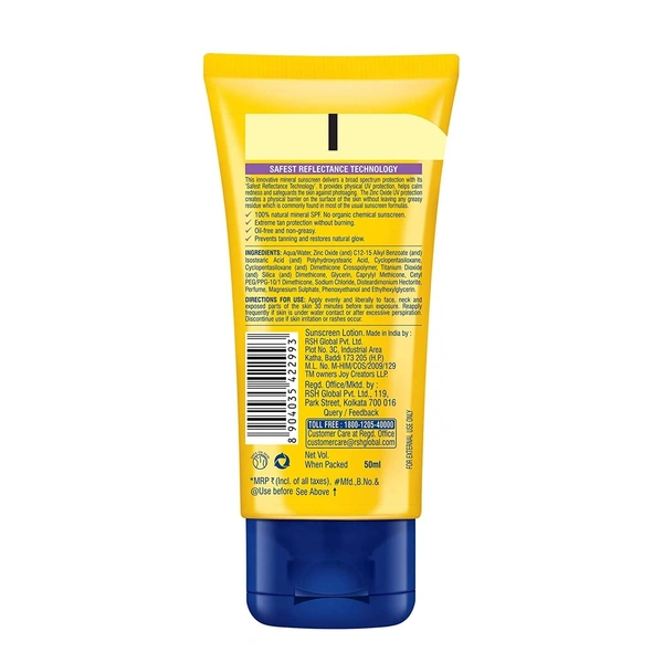 Joy Sun Mineral Sunscreen SPF 50 PA++++ 50ml