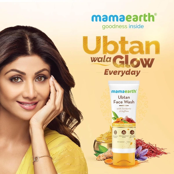 MAMAEARTH UBTAN FACE WASH 100ML