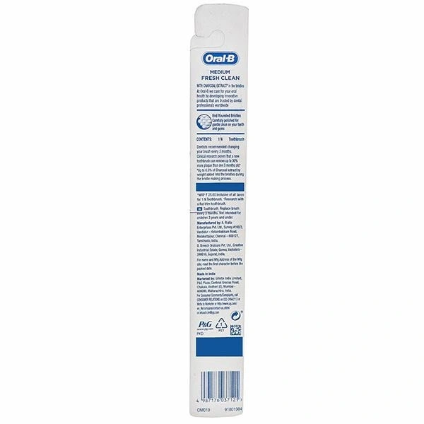 ORAL-B FRESH CLEAN WITH CHARCOAL 