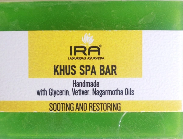 Khus SPA Soap Bar - Green, 75g
