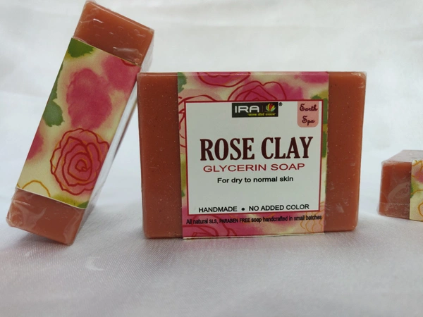 Rose Clay Soap - Earthy Pink, 75g