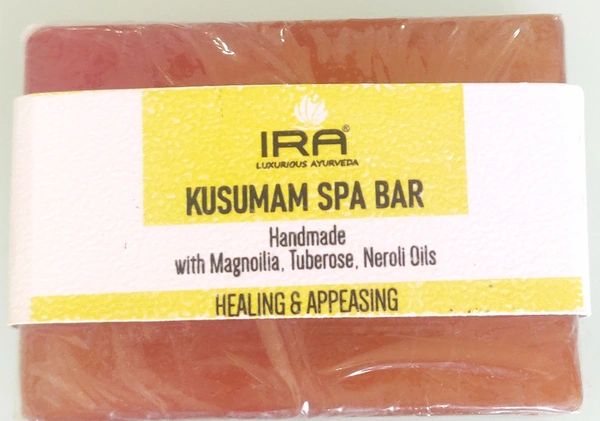 Kusumam SPA Soap Bar  - Pinkish Red, 75g