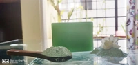 French Green clay Soap  - Earthy Green, 75g