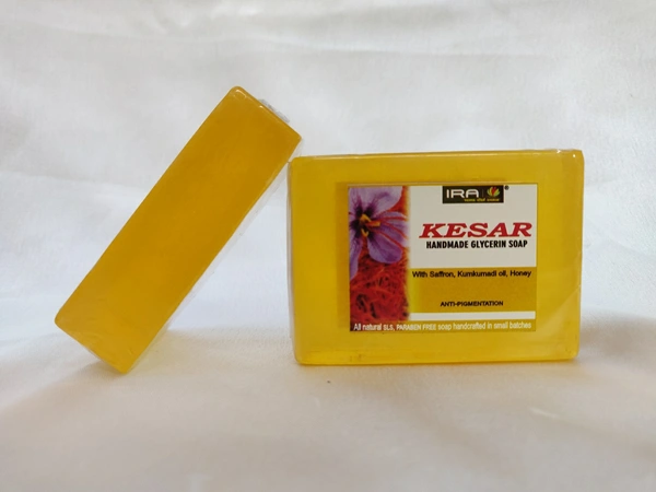 Kesar Glycerin Soap - Light Orange, 75g